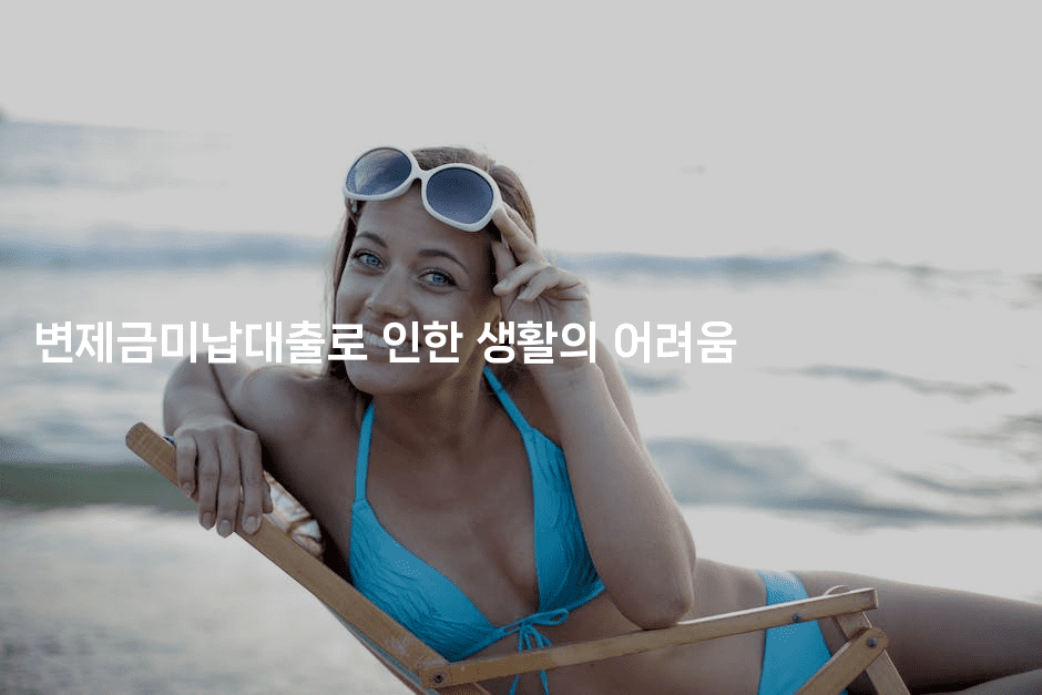 변제금미납대출로 인한 생활의 어려움-무비미